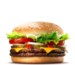 Двойной воппер с сыром в бургер кинг